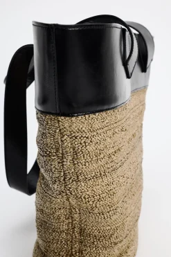 ZARA Malas^MAXI TOTE BAG Preto