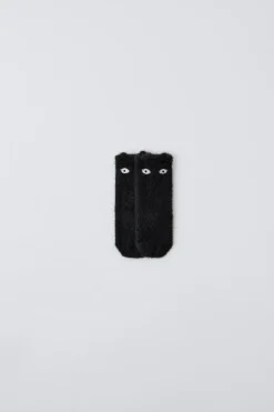 MEIA EFEITO DE PELO GATO-ZARA Best Sale