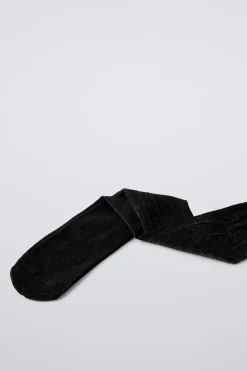 MEIAS DE MICROFIBRA COM BRILHO-ZARA Best Sale