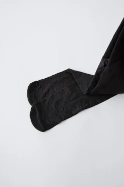 MEIAS DE MICROFIBRA COM CORAÇÕES-ZARA Online