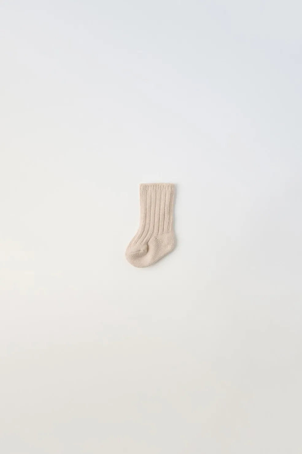 MEIAS NERVURAS ALGODÃO SEDA-ZARA Fashion