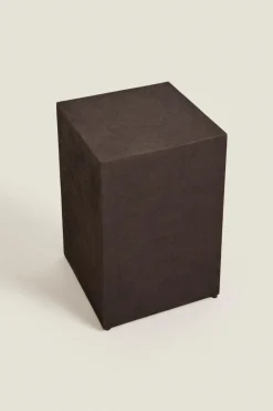 ZARA Móveis|Móveis^MESA AUXILIAR METAL QUADRADA Preto