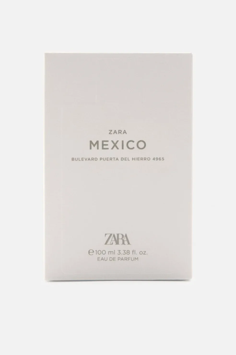 ZARA Perfumes^MEXICO BULEVARD PUERTA DEL HIERRO 4965 EDP 100 ML (3,4 FL OZ) 0210/785
