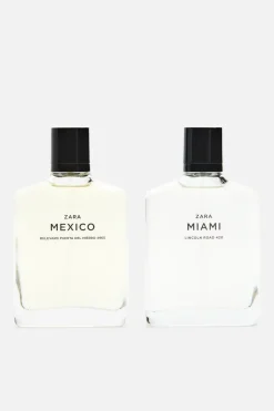 ZARA Perfumes^MIAMI LINCOLN ROAD 420 + MEXICO BULEVARD PUERTA DEL HIERRO 4965 EDP 2 X100ML (3.4 FL OZ. ) 0210/826