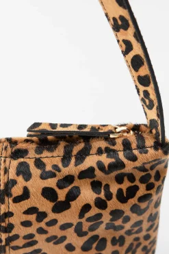 ZARA Malas|Acessórios / Bijuteria^MINI MALA EM PELE COM ESTAMPADO DE ANIMAL Leopardo