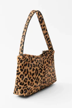 ZARA Malas|Acessórios / Bijuteria^MINI MALA EM PELE COM ESTAMPADO DE ANIMAL Leopardo
