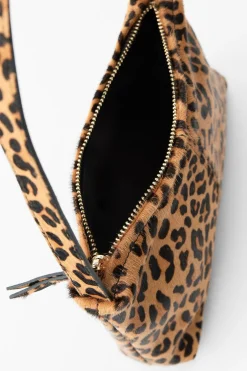 ZARA Malas|Acessórios / Bijuteria^MINI MALA EM PELE COM ESTAMPADO DE ANIMAL Leopardo