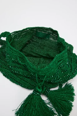 ZARA Malas^MINI SHOULDER BAG COM BEADING Verde