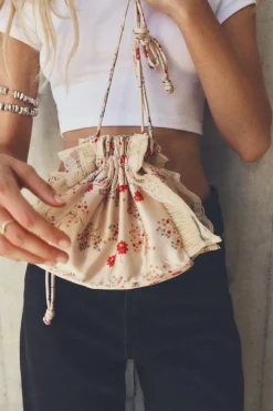 ZARA Malas^MINI SHOULDER BAG FLORES Cru