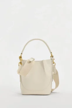 ZARA Malas^MINI SHOULDER BAG PESPONTO Cru