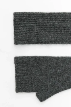 ZARA Winter Layersnew|Acessórios / Bijuteria^MITENES DE MALHA CANELADA Cinzento