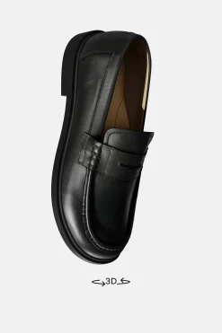 ZARA Pele|Sapatos^MOCASSIM PELE MÁSCARA Preto