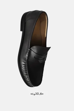 ZARA Pele|Sapatos^MOCASSIM PELE MÁSCARA Preto