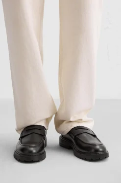 ZARA Vestuário De Inverno|Sapatos^MOCASSIM VESTIR MÁSCARA Preto