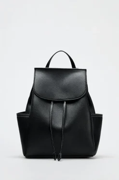 ZARA Malas^MOCHILA ABA Preto