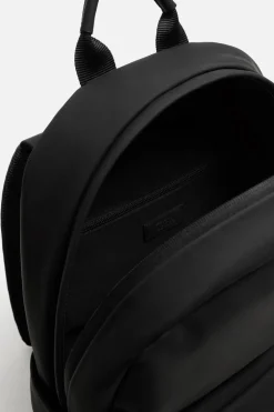 ZARA Vestuário De Inverno|Malas / Mochilas^Mochila Em Efeito De Caucho Preto