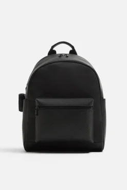 ZARA Malas / Mochilas^MOCHILA ENGOMADA Preto