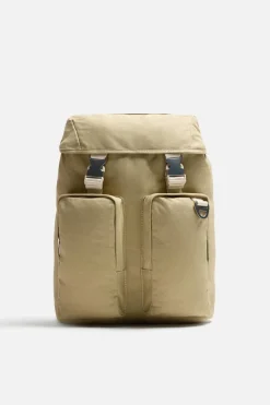 ZARA Malas / Mochilas^MOCHILA MULTIBOLSOS TECIDO Castanho-areia