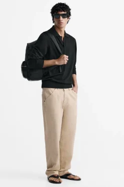 ZARA Malas / Mochilas^MOCHILA NYLON Preto