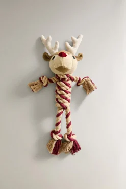 ZARA Animais De Estimação|Animais De Estimação^MORDEDOR ANIMAIS DE ESTIMAÇÃO RENA NATAL Vermelho