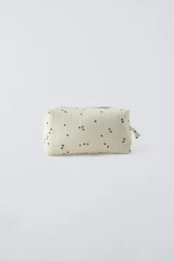 NECESSAIRE EM CREPE COM PASSARINHOS-ZARA Best Sale