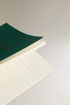 ZARA Presentes Para O Lar|Presentes Para O Lar^PACK CADERNOS CAPA MOLE (PACK DE 3) Verde