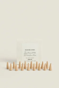 ZARA Fragrâncias Para Casa|Fragrâncias Para Casa^PACK CONES INCENSO AROMÁTICOS IVORY MUSK (PACK DE 15) Branco
