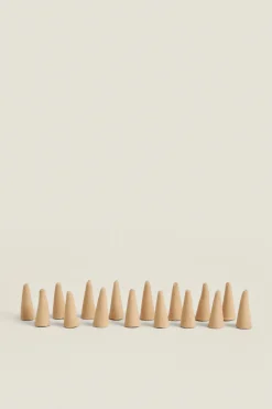 ZARA Fragrâncias Para Casa|Fragrâncias Para Casa^PACK CONES INCENSO AROMÁTICOS IVORY MUSK (PACK DE 15) Branco