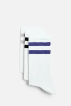 ZARA Acessórios^PACK DE 3 MEIAS FAIXAS vários