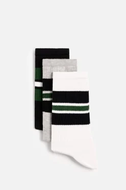 ZARA Acessórios^PACK DE 3 MEIAS FAIXAS vários