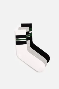 ZARA Acessórios^PACK DE 3 MEIAS FAIXAS vários