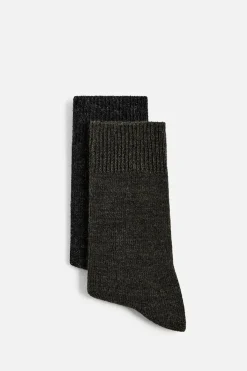 ZARA Acessórios^PACK DE 2 PARES DE MEIAS COM TEXTURA vários