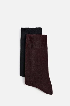ZARA Acessórios^PACK DE 2 PARES DE MEIAS COM TEXTURA vários