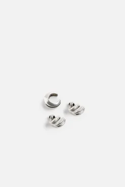 ZARA Acessórios^PACK DE BRINCOS E EARCUFF X NANUSHKA Prata