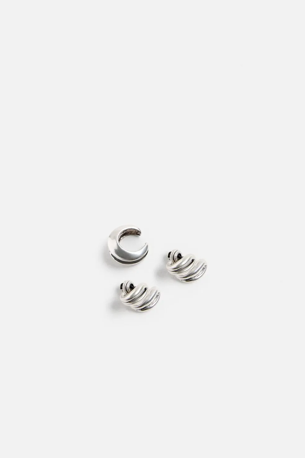 ZARA Acessórios^PACK DE BRINCOS E EARCUFF X NANUSHKA Prata