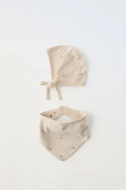PACK DE CARAPUÇO E BANDANA ESTAMPADOS-ZARA Outlet