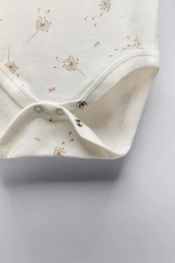 PACK DE CINCO BODIES COM DIENTES DE LEÃO-ZARA Hot