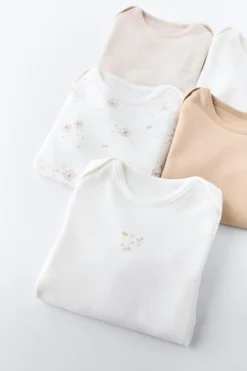 PACK DE CINCO BODIES COM DIENTES DE LEÃO-ZARA Hot