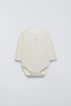 PACK DE CINCO BODIES COM FLORZINHAS-ZARA Cheap