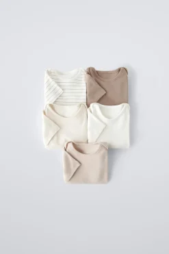 PACK DE CINCO BODIES S-ZARA Outlet