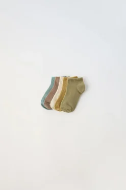 PACK DE CINCO MEIAS BAIXAS-ZARA Best Sale