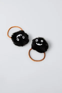 PACK DE DOIS ELÁSTICOS MONSTRINHOS COM PELO-ZARA Online