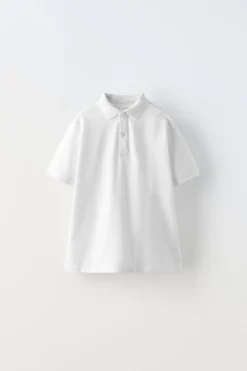 PACK DE DUAS CAMISOLAS TIPO POLO PIQUÉ-ZARA Discount