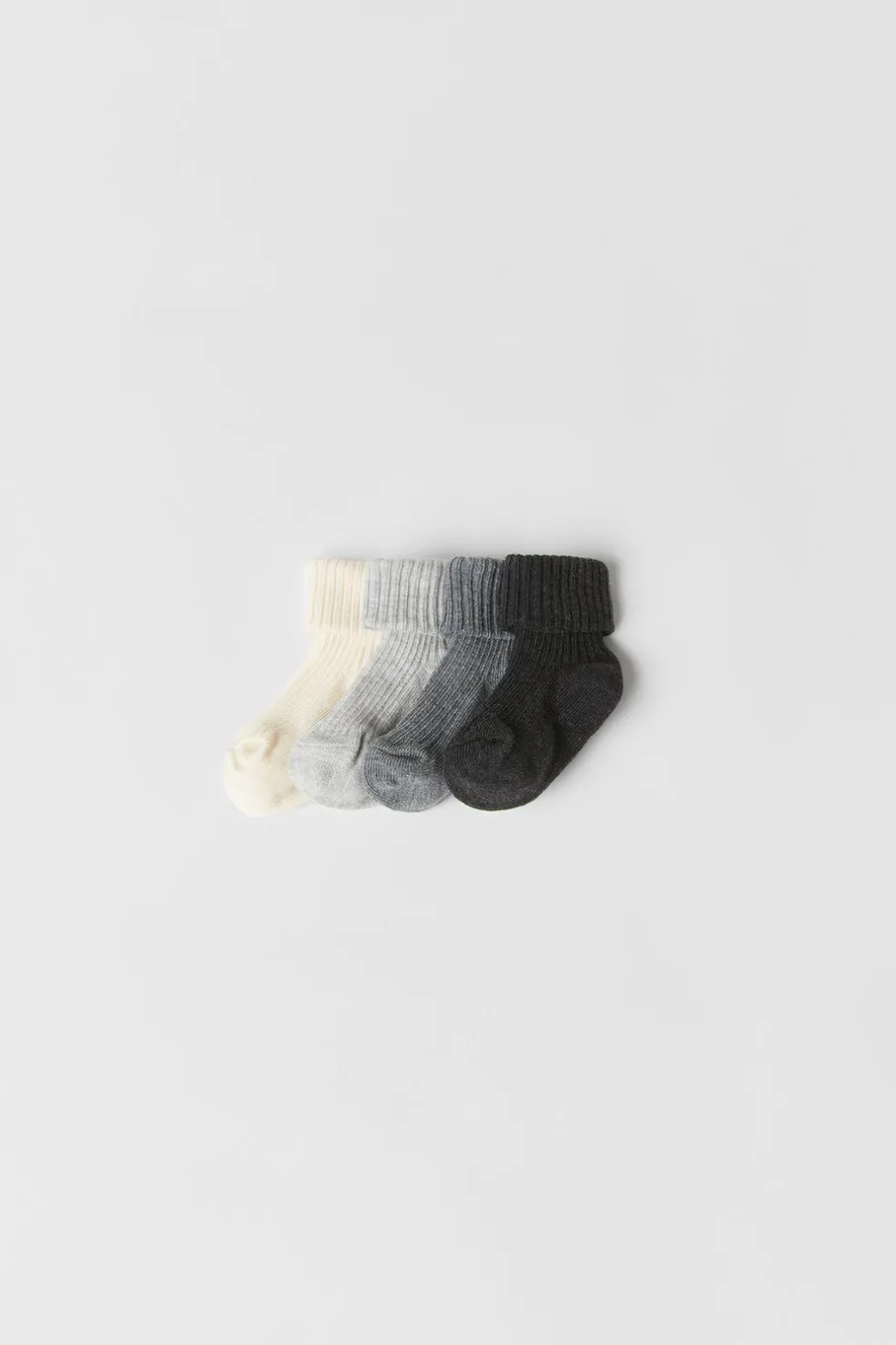 PACK DE QUATRO PARES DE MEIAS CORES-ZARA Flash Sale