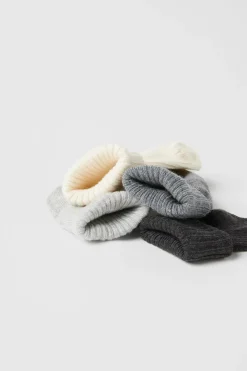 PACK DE QUATRO PARES DE MEIAS CORES-ZARA Flash Sale
