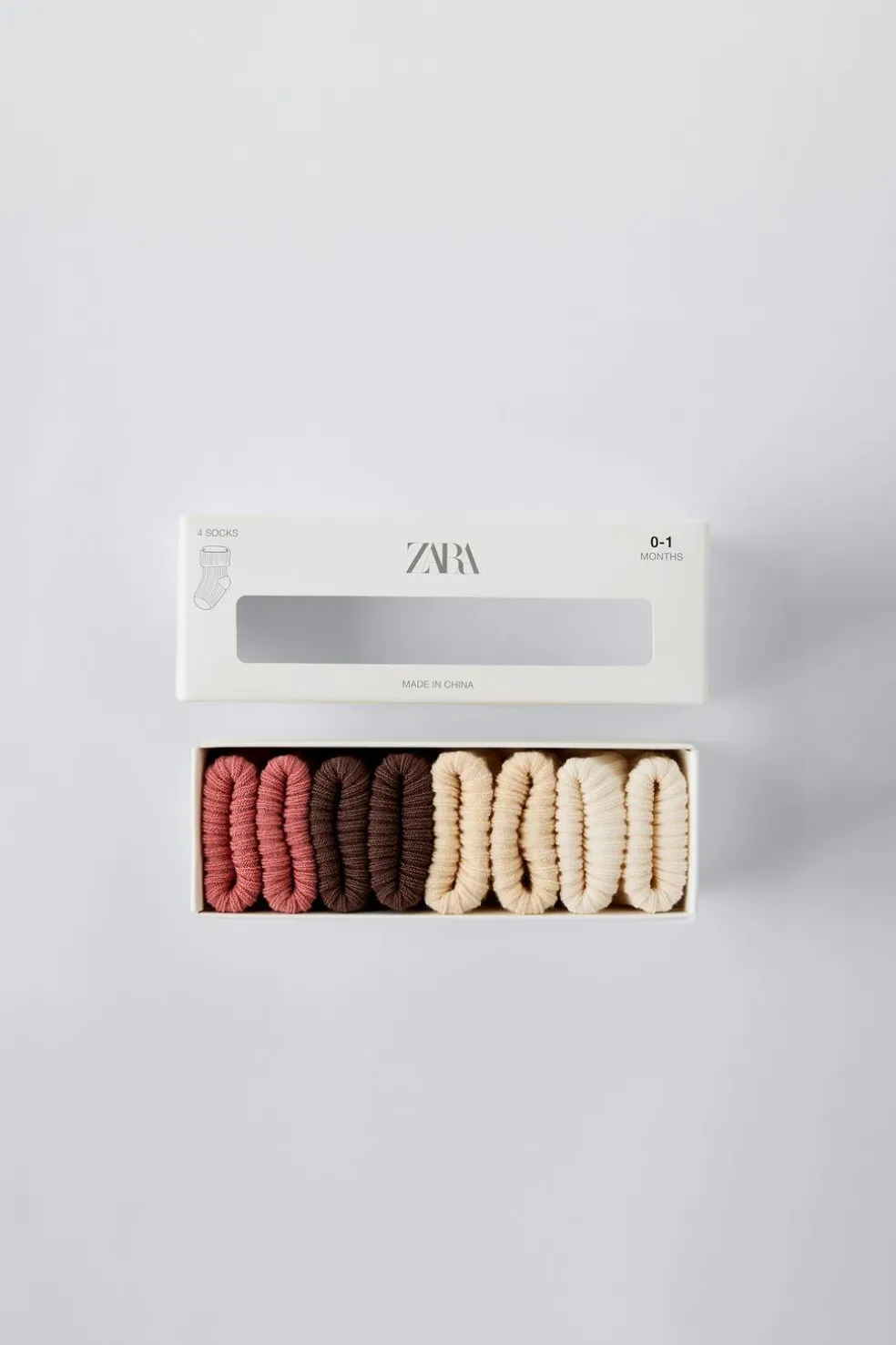 PACK DE QUATRO PARES DE MEIAS CORES-ZARA Cheap