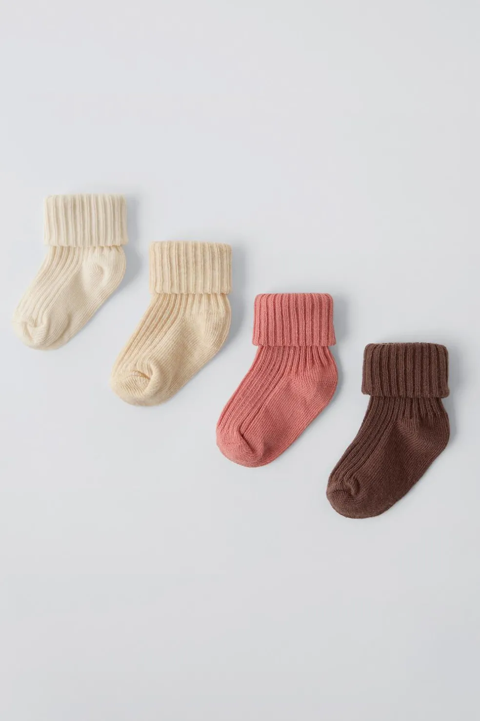 PACK DE QUATRO PARES DE MEIAS CORES-ZARA Cheap