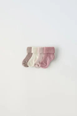 PACK DE QUATRO PARES DE MEIAS CORES-ZARA Hot