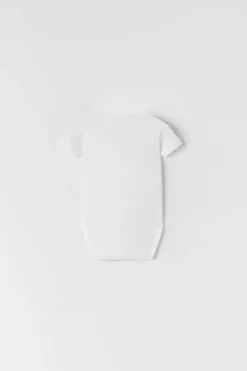 PACK DE TRÊS BODIES DECOTE REDONDO E MANGA CURTA-ZARA Online