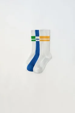 PACK DE TRÊS PARES DE MEIAS DESPORTIVAS-ZARA Clearance